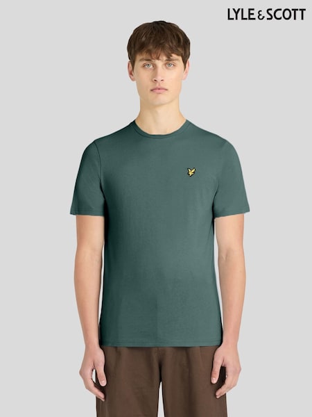 Green - Lyle & Scott Plain T-shirt