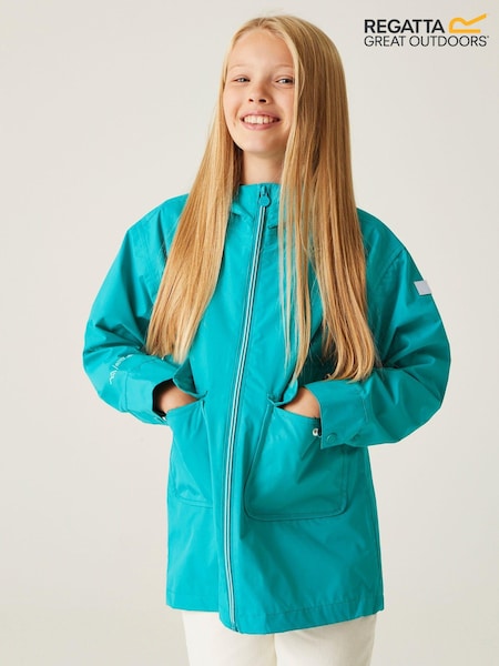 Regatta Blue Sky Girls Beylina Waterproof Jacket (252119) | AED122