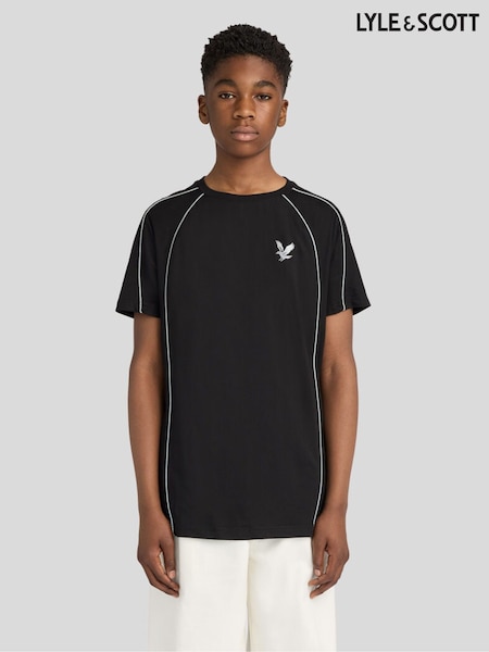 Qara - Lyle & Scott Reflective Piped T-shirt