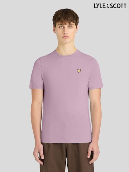 Pink - Lyle & Scott Plain T-shirt