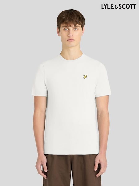 White - Lyle & Scott Plain T-shirt