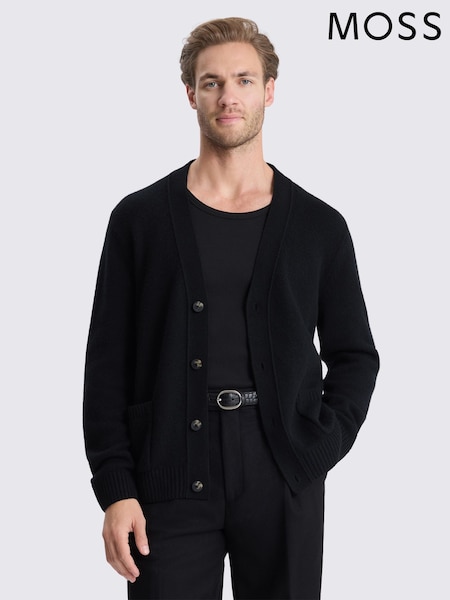 Black - Regular Moss Cardigan