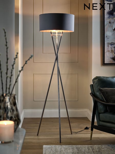 Grey Rico Floor Lamp (252528) | €172