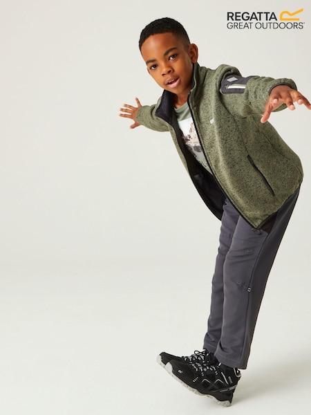 Regatta Grey Junior Newhill Full Zip Fleece (252713) | AED93