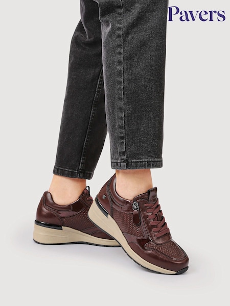 Grena - Pavers Platform Lace-up Trainers With Side Zip