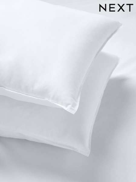 Set of 2 100% Cotton Temperature Regulating Firm Pillows (253195) | CA$87