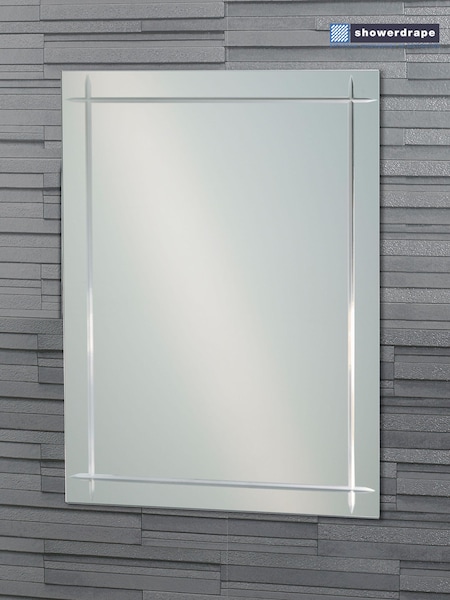 Showerdrape Marylebone Diamond Cut Bathroom Mirror (253371) | $61