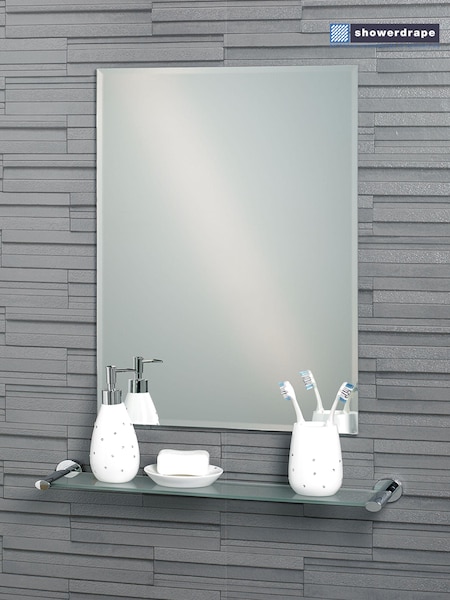Showerdrape Fairmont Large Rectangular Bathroom Mirror (254007) | $73