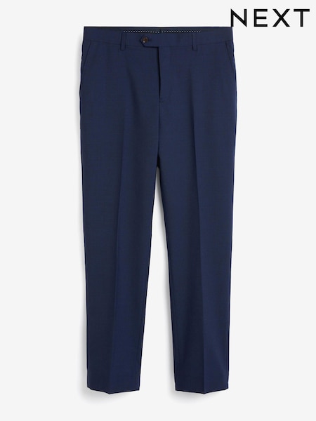Bright Blue Tailored Fit Signature TG Di Fabio Wool Rich Puppytooth Suit: Trousers (255159) | € 25