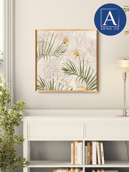 Artko Light Flora By Jacob Q Framed Art