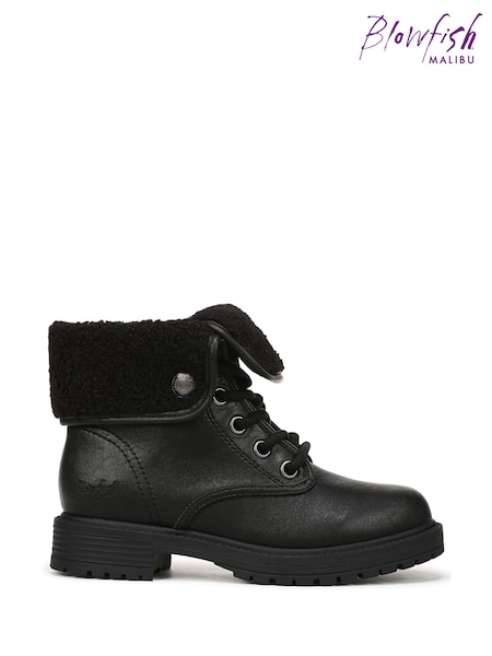 Black - Blowfish Malibu Andy Cozy Regular Fit Lace-up Boots