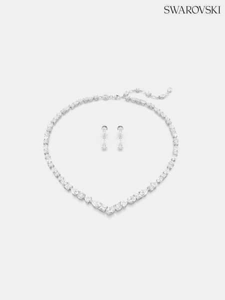 أبيض - طقم Mesmera من Swarovski