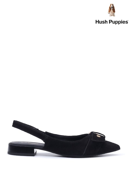 Black - Hush Puppies Vesper Slingback Shoes