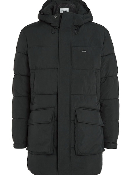 Calvin Klein Longlength Quilt Black Jacket (256284) | €223