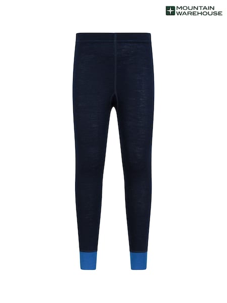 Blue - Mountain Warehouse Merino Kids Ii Baselayer Thermals