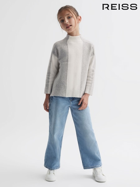 Reiss Dulcie Funnel Neck Striped Jumper (257249) | ‏310 د.إ.‏