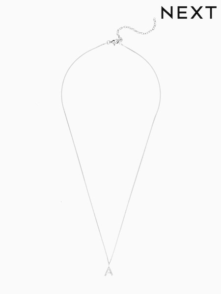 Sterlingsilber - Cubic Zirconia Initial Necklace (257434) | 11 €