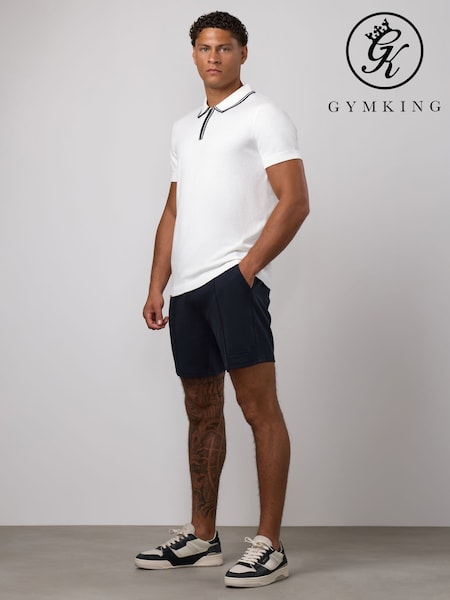Balts - Regular Gym King Portals Knitted Tipping Polo T-shirt