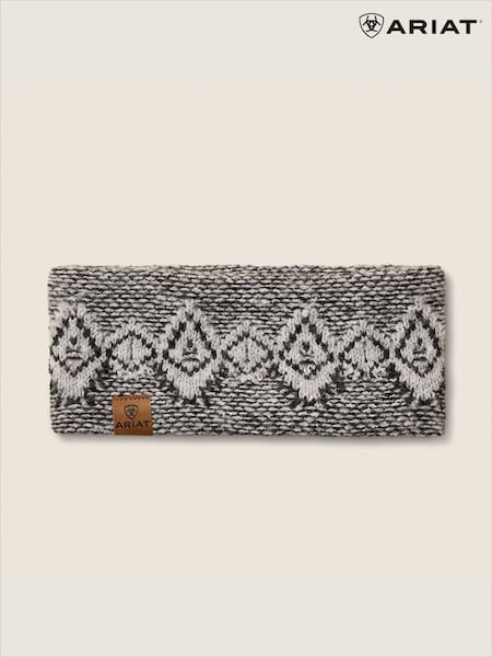 Grey - Ariat Willow Headband