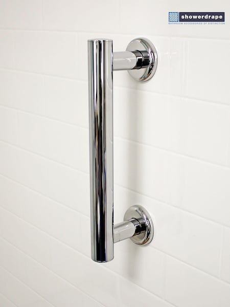 Showerdrape Excel Straight Bathroom Safety Grab Rail 30cm (258920) | R$ 195