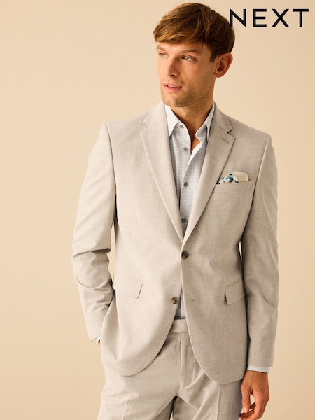Stone Slim Fit Motionflex Stretch Suit Jacket (259331) | LEI 534