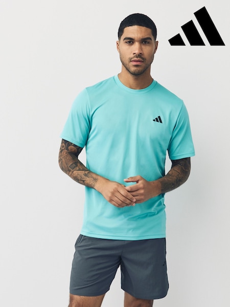 adidas Green Train Essentials Training T-Shirt (259473) | 37 QAR