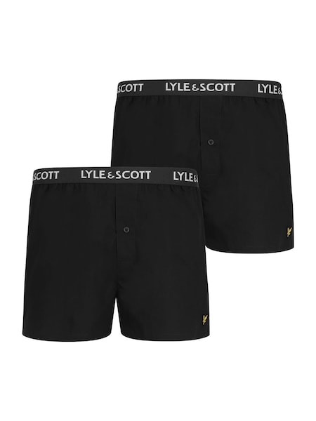 Lyle & Scott 100% Cotton Woven Boxer Shorts 2 Pack (260108) | 44 €