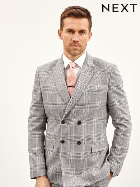 Grey Check Suit Jacket (260404) | €16