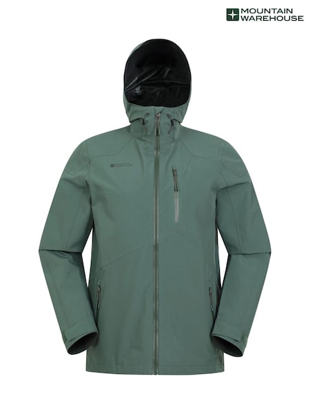 Grön - Regular Mountain Warehouse Bachill 3 Layer Waterproof Jacket