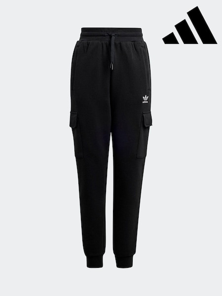 adidas Black Fleece Cargo Joggers (260645) | AED96