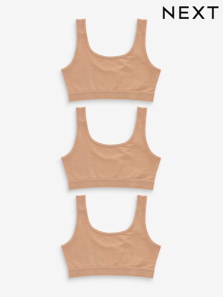 Praline-Beige - Crop Tops 3 Pack (5-16yrs) (261047) | 5 € - 8 €