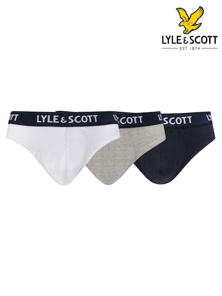 Lyle & Scott Blue Underwear Briefs 3 Pack (261314) | €40
