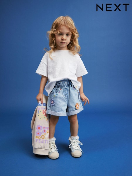Džins - 3D Flower Shorts (3mths-7yrs) (261502) | € 11 - € 13