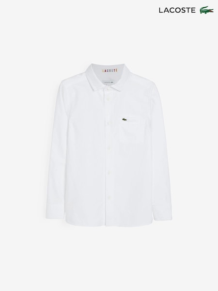 Lacoste® Kids Oxford Long Sleeve Shirt (261932) | 333 LEI