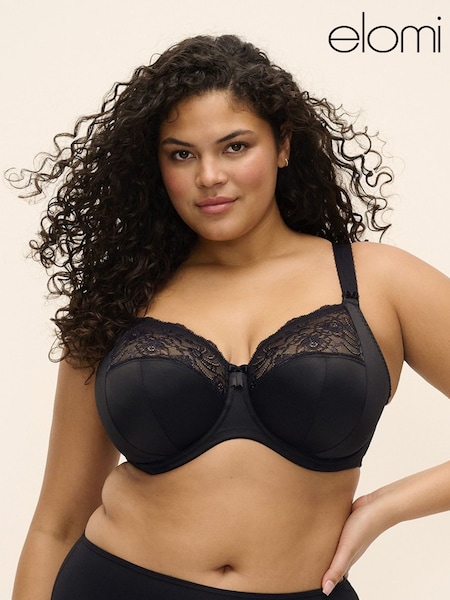 Black - Elomi Morgan Underwire Bra