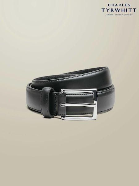 Black - Regular Charles Tyrwhitt Leather Formal Belt