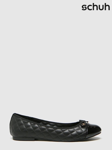 Schuh Black Luna Quilted Ballerina Shoes (262270) | 25 €