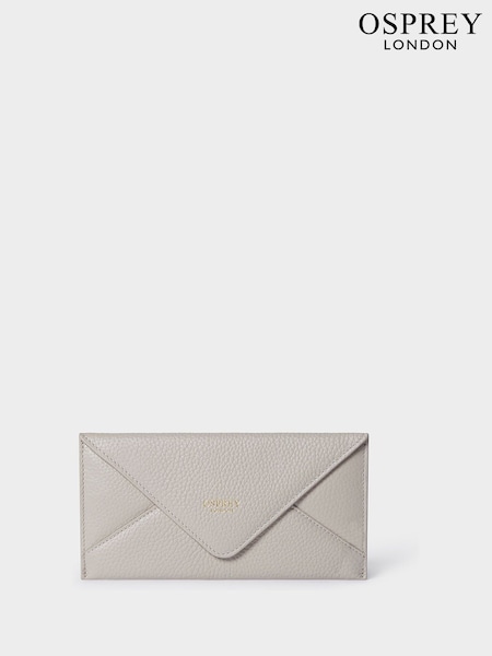 Natural - Osprey London The Envelope Leather Card Case Purse