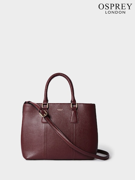 أحمر - حقيبة عمل جلد The Adaline من Osprey London