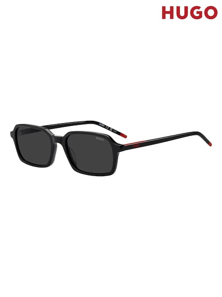 Black - Regular Hugo Rectangular Sunglasses
