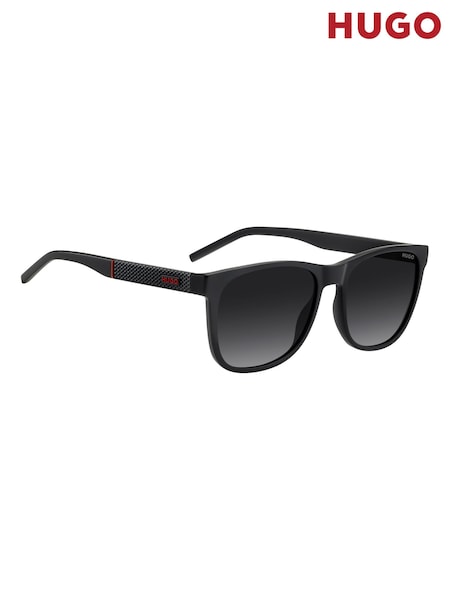 Black - Regular Hugo Rectangular Sunglasses