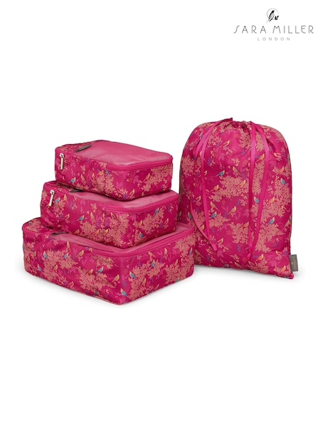 Pink - Sara Miller Pink Chelsea Packing Cube Set