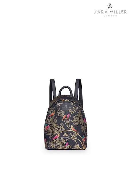 Blue - Sara Miller Blue Mini Smokey Blue Birds Backpack