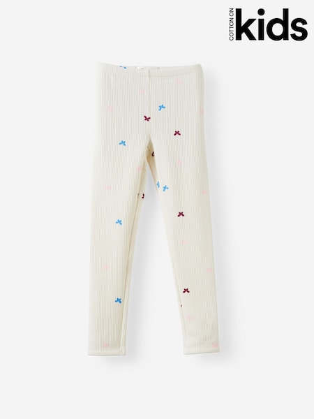 Cream - Cotton On Fleece Leggings