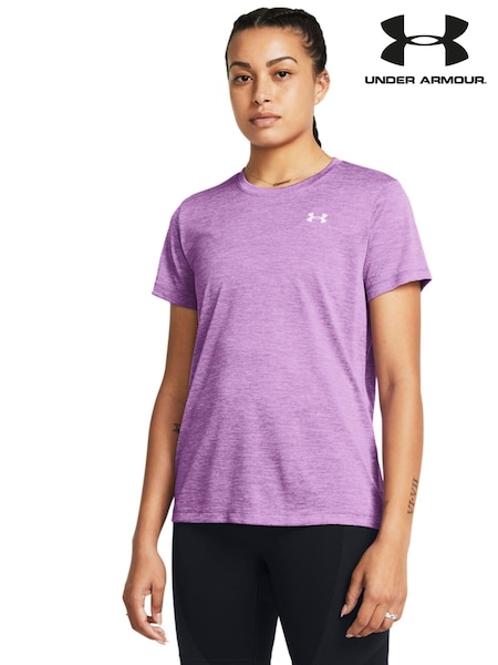 Under Armour Purple Tech Twist Crew Neck T-Shirt (263151) | AED73