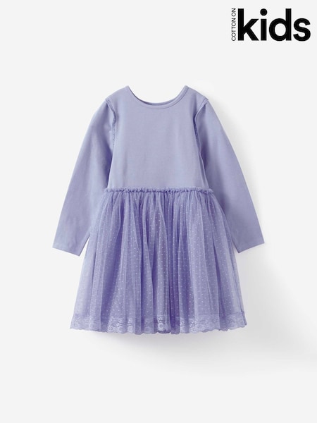 Bleu - Robe à manches longues Éloïse de Cotton On