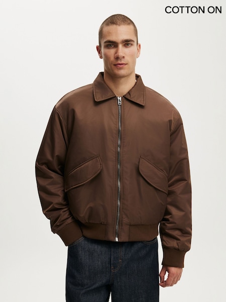 Smeđa - Regular Cotton On Bronx Bomber Jacket