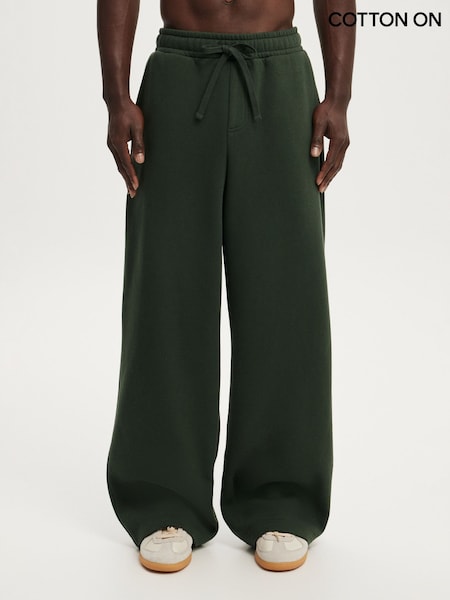 أخضر داكن - Regular Cotton On Super Baggy Trousers