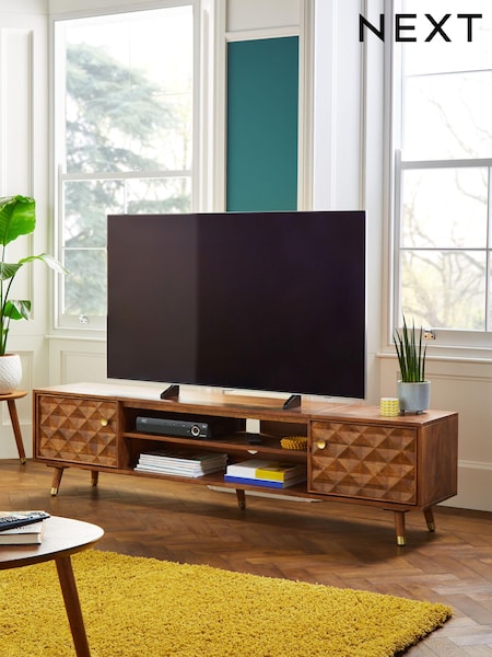Dark Lloyd Mango Wood Up to 80 inch TV Unit (264124) | €775