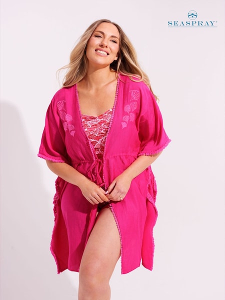 Rosa - Seaspray Olivia Tassel Kaftan